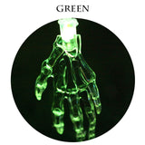 1m Halloween String Light Skeleton Hand LED Garland Holiday Decoration Battery Operated For Party Christmas JQ