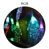 1m Halloween String Light Skeleton Hand LED Garland Holiday Decoration Battery Operated For Party Christmas JQ