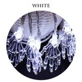 1m Halloween String Light Skeleton Hand LED Garland Holiday Decoration Battery Operated For Party Christmas JQ