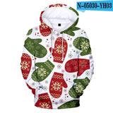 2019 3D Full Printed Christmas Hoodies Men/Women Trends Personality Skull Sweatshirts Young Hip Hop Casual Christmas Hoodies