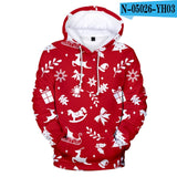 2019 3D Full Printed Christmas Hoodies Men/Women Trends Personality Skull Sweatshirts Young Hip Hop Casual Christmas Hoodies