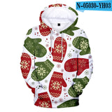 Full Printed 3D Christmas Hoodies Men/Women Trends Personality Skull Sweatshirts Young Hip Hop Harajuku Christmas 3D Hoodies