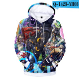 Iron Spiderman Hoodie Anime Gaming Men 3D Print Streetwear Hip Hop Punk Hoodie Hoody Streetwear Black Jacket Christmas Gifts