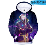 Iron Spiderman Hoodie Anime Gaming Men 3D Print Streetwear Hip Hop Punk Hoodie Hoody Streetwear Black Jacket Christmas Gifts