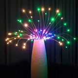 200LED DIY LED Fairy String Light Hanging Starburst Holiday Light For Garden Room Party christmas festival firework copper light