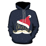 Men Christmas Hoodies Sweatshirts Suit Pattern 3D Print Long Sleeve Hoodie Caps Sweatshirt Pullover moletom masculino com capuz