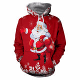 2018 New Men 3D Sweatshirts Christmas Hoodies Women Pug Snow Tree Hat Deer Cat Dog Santa Claus Brand Clothing Hoodie