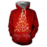 2018 New Men 3D Sweatshirts Christmas Hoodies Women Pug Snow Tree Hat Deer Cat Dog Santa Claus Brand Clothing Hoodie
