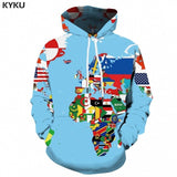 KYKU Santa Claus Hoodie Men Christmas Hoodies Xmas Snowman 3d Printed Sweatshirt Party Funny Mens Clothing Hooded Pullover New
