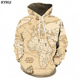 KYKU Santa Claus Hoodie Men Christmas Hoodies Xmas Snowman 3d Printed Sweatshirt Party Funny Mens Clothing Hooded Pullover New